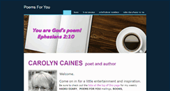 Desktop Screenshot of carolyncaines.com