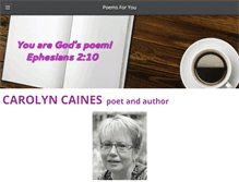 Tablet Screenshot of carolyncaines.com